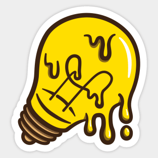 Sweet Idea - Light Bult (Yellow) Sticker